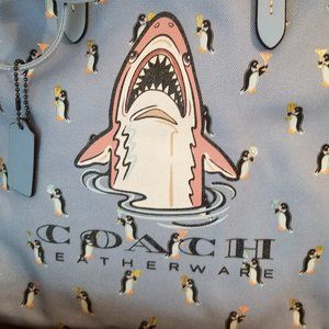 COACH Sharky Tote Bag NEW